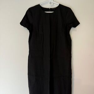 Theory Black Short Sleeve Dress